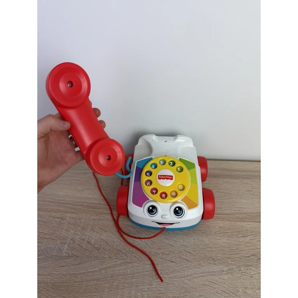 Fisher Price Chatter Phone Telephone Pull Toy by Mattel 2015